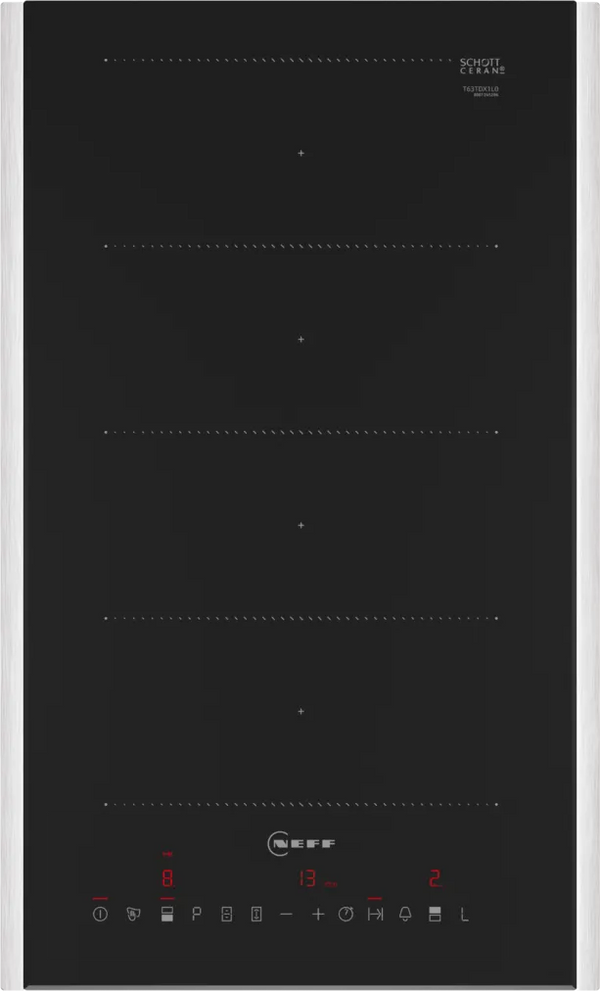 Plita cu inductie, Domino NEFF N70 T63TDX1L0 , flexInduction, 30 cm