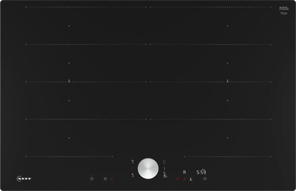 Plita cu inductie NEFF N90 T68PTY4L0, HomeConnect, FlexZone, TwistPad, PowerTransfer, 80 cm