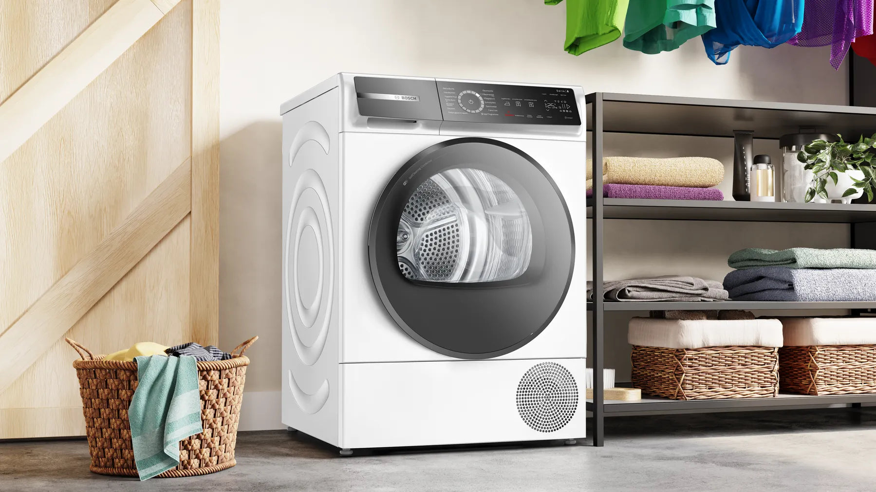 Uscator de rufe BOSCH seria 8 WQB245B40/4242005364275, Clasa C