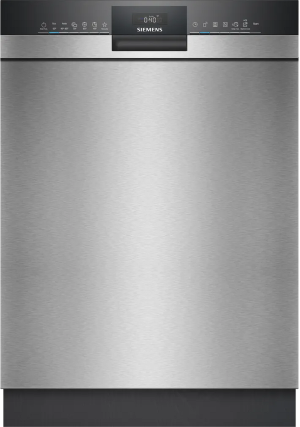 Masina de spalat vase semiincorporabila SIEMENS iQ300 SN43ES14VE, Clasa C, HomeConnect, autoOpen, dosierAssistent, varioSpeed Plus, 13 seturi, 60 cm