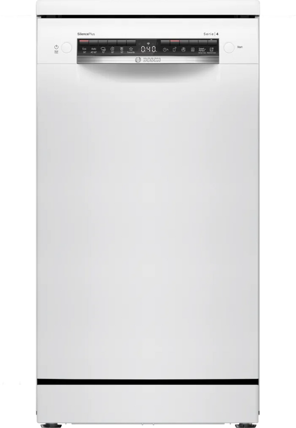 Masina de spalat vase neincorporabila BOSCH seria 4 SPS4EMW24E, Clasa C, HomeConnect, Efficient Dry, 10 seturi, 45 cm