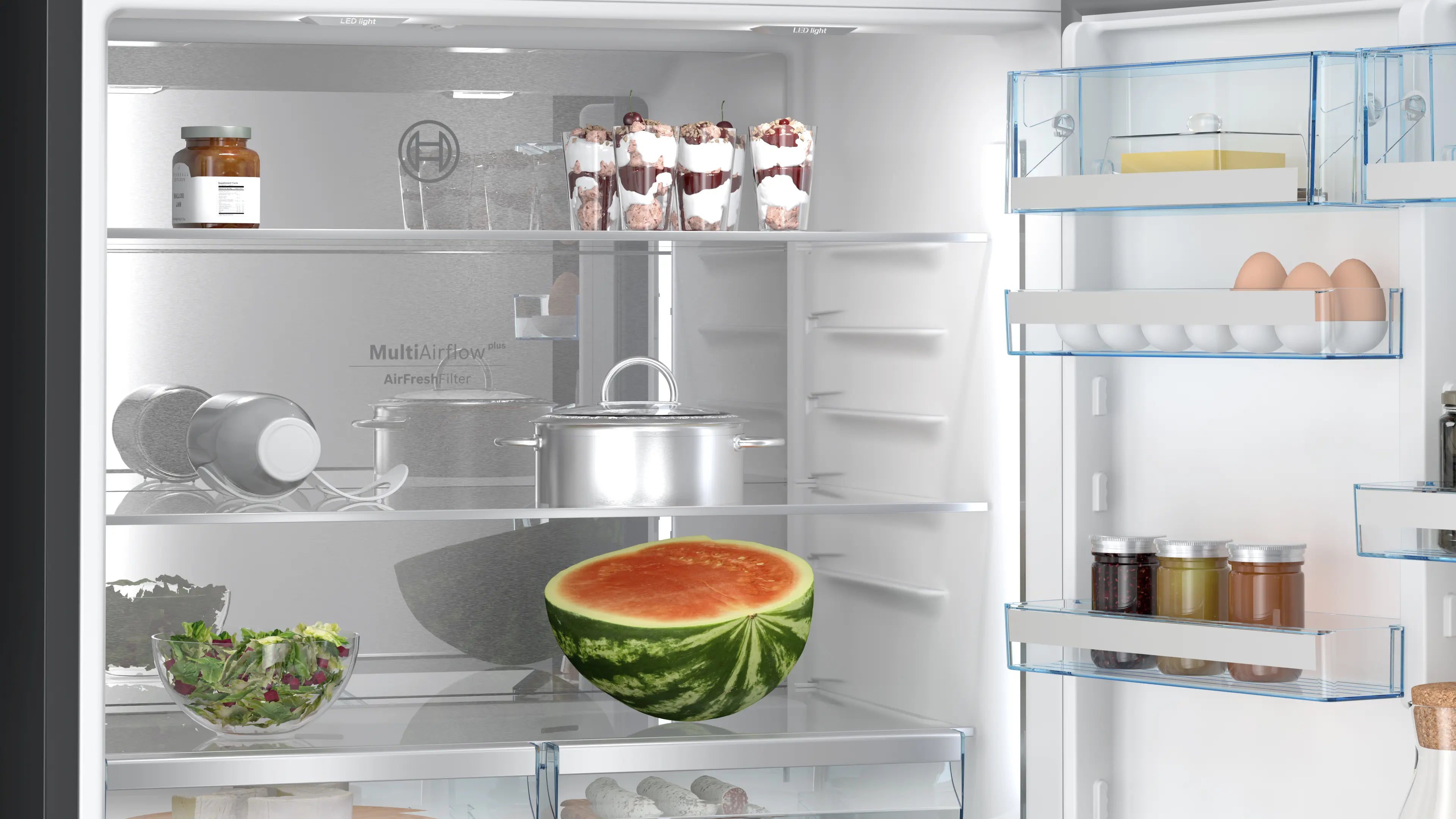 Combina frigorifica BOSCH seria 8 KGP86AXB0N, clasa B, No Frost