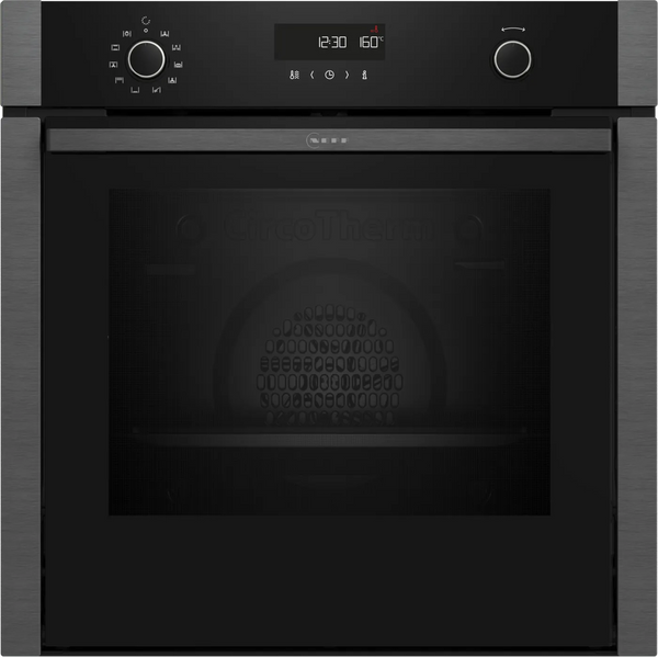 Cuptor electric incorporabil NEFF N50 B6ACH7AG3, Clasa A+, Graphite-Grey, Autocuratare Pirolitica, EasyClean, CircoTherm, Usa Hide, 71 L