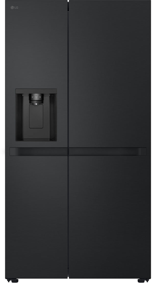 Combina frigorifica Side by Side LG GSLC41EPPE, Negru Mat, Total No Frost, Smart Inverter Compressor, dispenser apa si gheata, 641 L