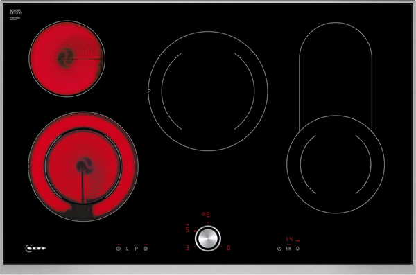 Plita vitroceramica NEFF N70 T18TT16N0, TwistPad, 80 cm