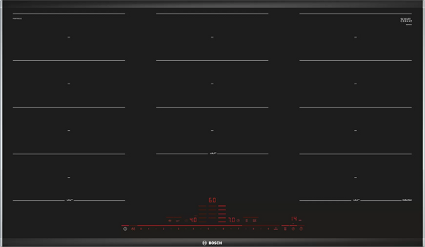 Plita cu inductie BOSCH seria 8 PXX975DC1E, FlexInduction, PerfectFry, 90 cm