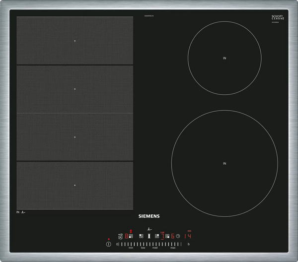 Plita cu inductie SIEMENS iQ700 EX645FEC1E, varioInduction, powerBoost, touchSlider, 60 cm