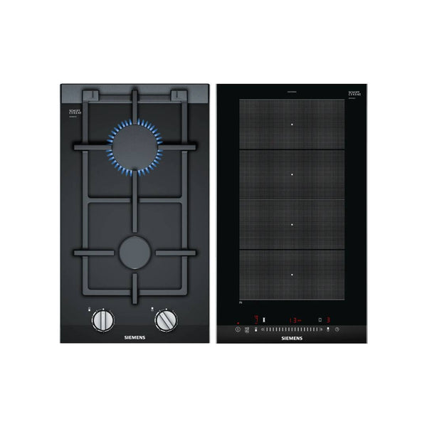 Set Plita cu inductie SIEMENS EX375FXB1E + Plita pe gaz SIEMENS ER3A6BB70D