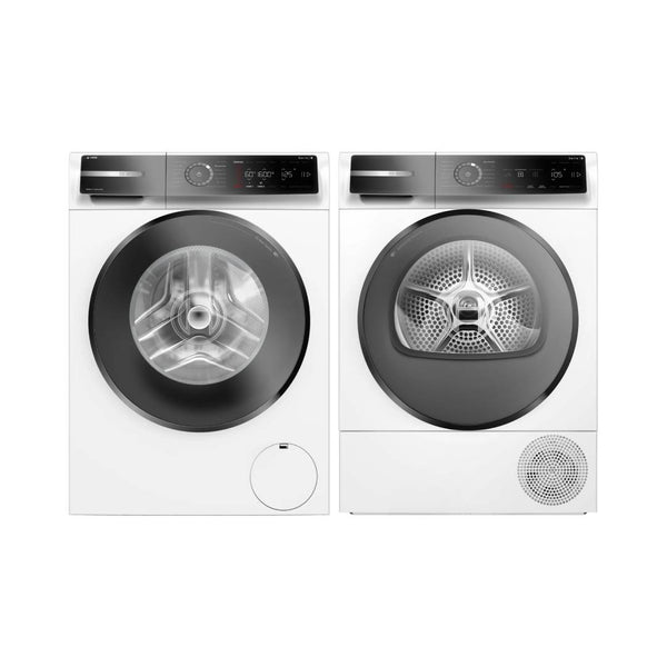 Set Masina de spalat rufe BOSCH WGB256A41 + Uscator de rufe BOSCH WQB246D41