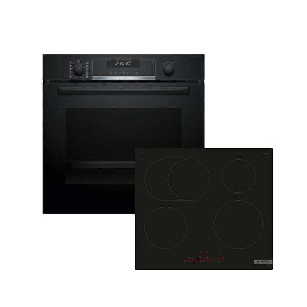 Set Cuptor electric incorporabil BOSCH HBG578EB3 + Plita cu inductie BOSCH PIF61RHB1E
