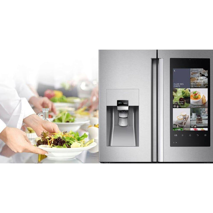 Combina frigorifica Side by Side SAMSUNG RS8000 RS6HA8880S9, Family Hub, Clasa F, No Frost, 614 L - TECHNOMAX - SAMSUNG -www.techmax.ro