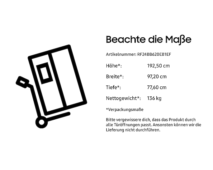 Frigider French Door Samsung RF24BB620EB1EF