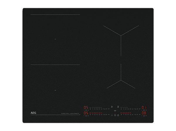 Plita cu inductie AEG seria 7000 TI64IB1FIZ, SaphirMatt, SensePro, Hob2Hood, Bridge Function, OptiHeat Control, PowerBoost, Slider Touch, 60 cm