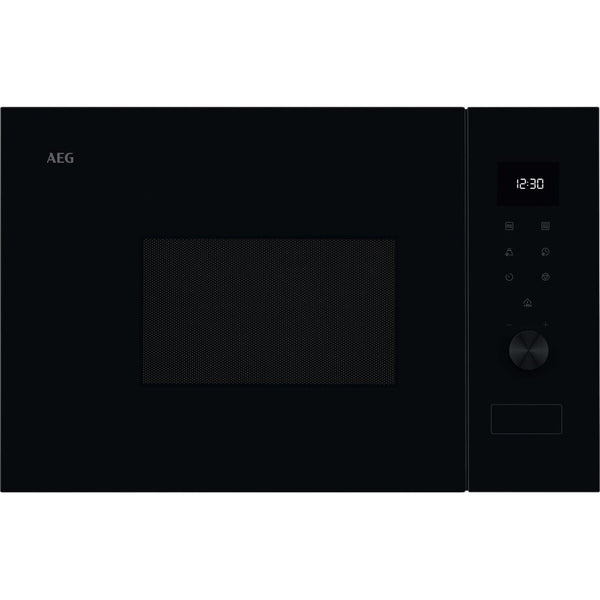 Cuptor cu microunde incorporabil AEG seria 5000 OS5MG20EB, Grill, 5 niveluri putere, Decongelare automata, Afisaj LED, Negru, 19 L