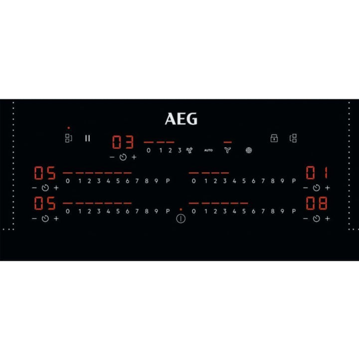 Plita cu inductie cu hota integrata CCE84751CB AEG, 630 m³/h, Bridge XT, 83 cm - TECHNOMAX - AEG -www.techmax.ro