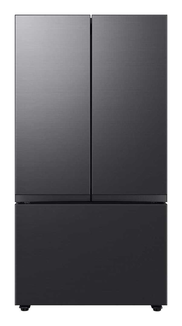 Combina frigorifica Side by Side French Door Samsung RF8000 RF24BB620EB1/EF, Clasa E, Twin Cooling Plus, No Frost Plus, Dozator de apa Beverage Center, Dual Ice Maker, Wi-Fi, Premium Black Steel, 674 L