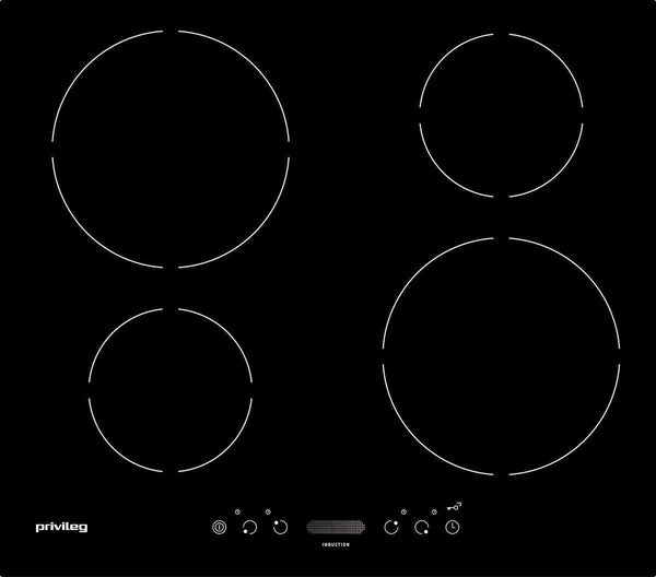 Plita cu inductie PRIVILEG PCTAI 6040 NE, 60 cm - TECHNOMAX - PRIVILEG -www.techmax.ro