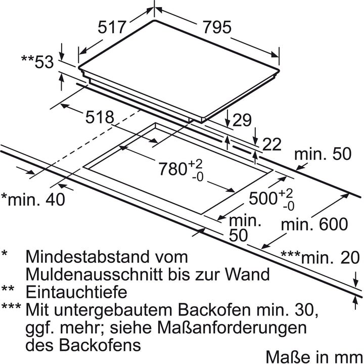 Plita cu inductie NEFF N70 T58BT20N0, FlexInduction, Power Move, TwistPad®, 80 cm - TECHNOMAX - NEFF -www.techmax.ro