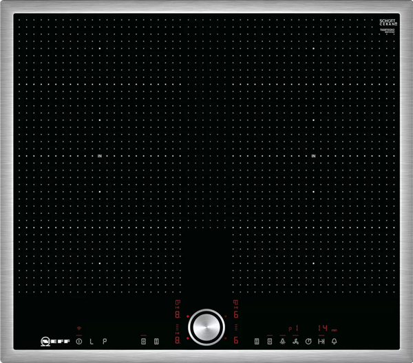 Plita cu inductie NEFF N70 T66BT6QN2, Home Connect, Power Move, TwistPad, 60 cm - TECHNOMAX - NEFF -www.techmax.ro