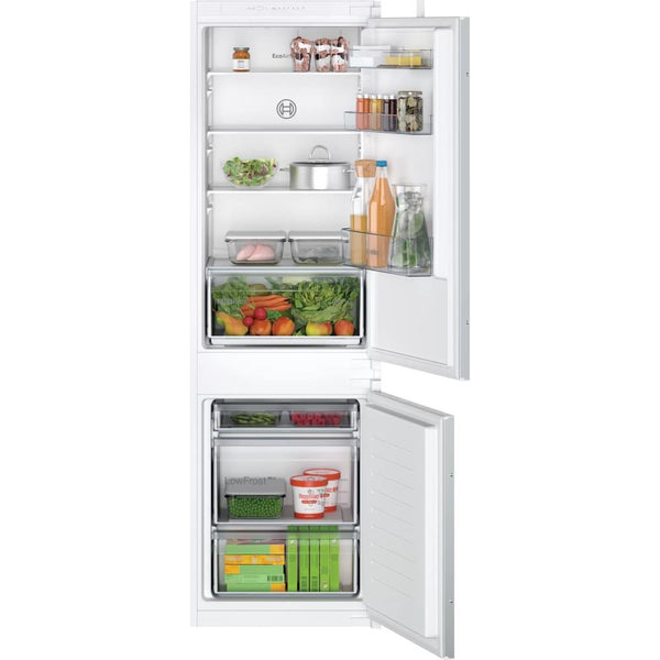 Combina frigorifica incorporabila BOSCH seria 2 KIV86NSF0, Clasa F, LowFrost, H 177.2 cm, 267 L - TECHNOMAX - BOSCH -www.techmax.ro (7160511561905)