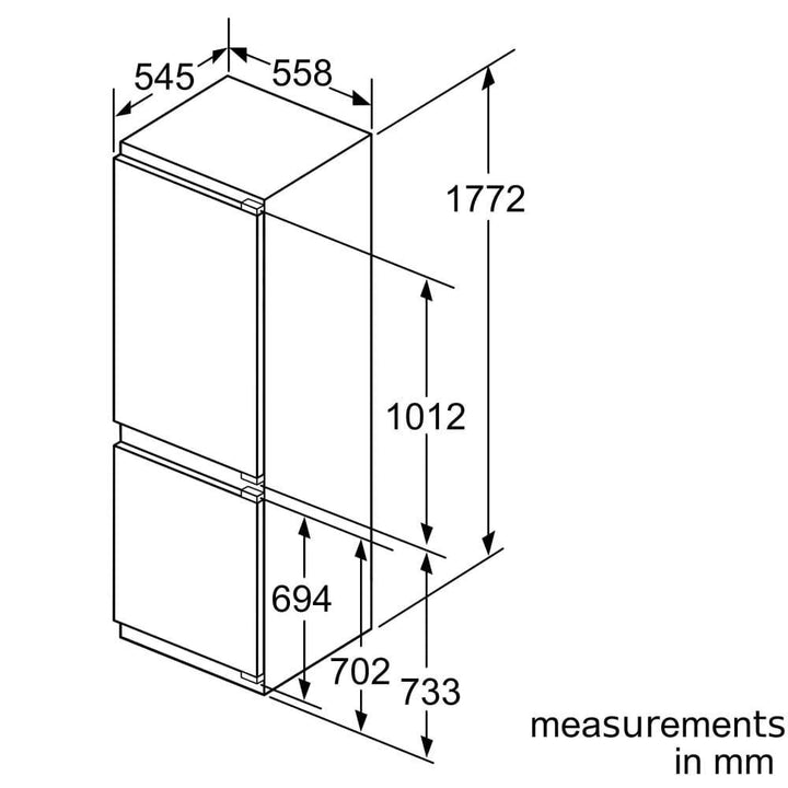 Combina frigorifica incorporabila BOSCH 6 KIN86AFF0 - TECHNOMAX - BOSCH -www.techmax.ro (7160511660209)