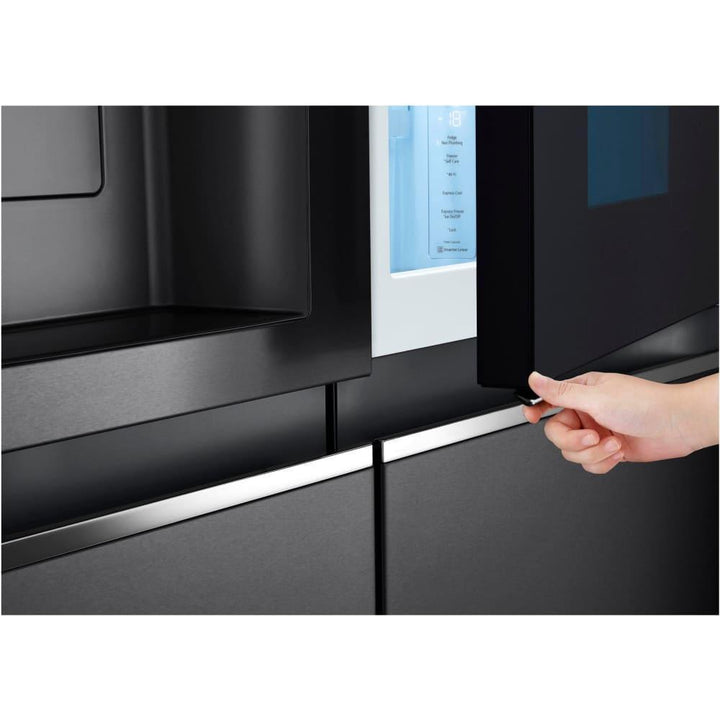 Combina frigorifica Side by Side LG InstaView Door-in-Door® GSXV91MCAE, Clasa E, No Frost, 635 L - TECHNOMAX - LG -www.techmax.ro