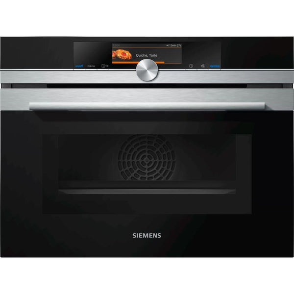 Cuptor electric compact SIEMENS iQ700 CM678G4S1 cu functie de microunde, 45 L - TECHNOMAX - SIEMENS -www.techmax.ro