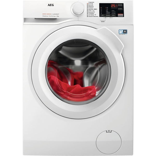 Masina de spalat rufe AEG seria 6000 L6FB480FL, Clasa B, ProSense®, 8 kg, 1400 U/min - TECHNOMAX - AEG -www.techmax.ro