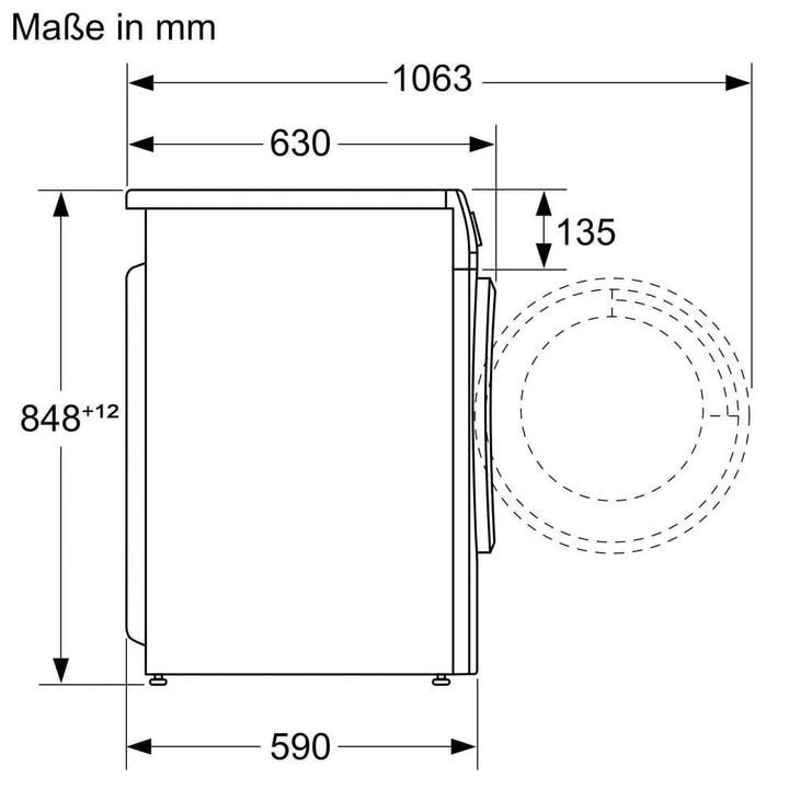 Masina de spalat rufe cu uscator BOSCH WNA13470, Clasa E, 8 kg, 5kg, 1400 U/min - TECHNOMAX - BOSCH -www.techmax.ro