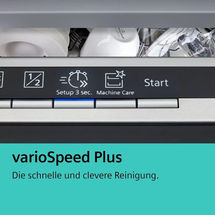 Masina de spalat vase semiincorporabila SIEMENS iQ300 SL53HS60CE, Clasa D, ExtraDry, 14 seturi, 60 cm - TECHNOMAX - SIEMENS -www.techmax.ro