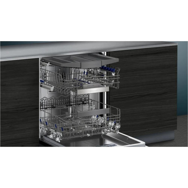 Masina de spalat vase semiincorporabila SIEMENS iQ500 SN55ZS49CE, Clasa C, Zeolith, glassZone, emotionLight, 14 seturi, 60 cm - TECHNOMAX - BOSCH -www.techmax.ro