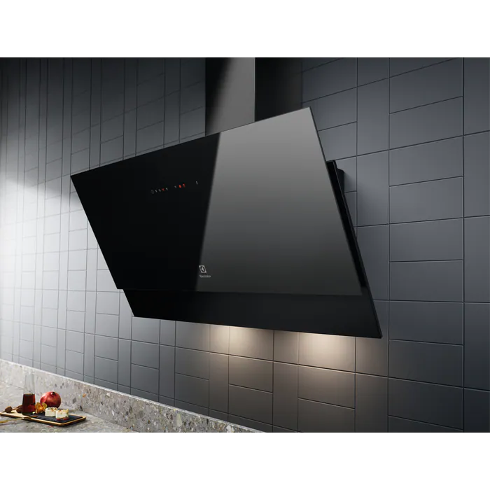 Hota decorativa ELECTROLUX LFV419K, Clasa C, 600  m³/h, Hob2Hood, 90 cm - TECHNOMAX - el -www.techmax.ro