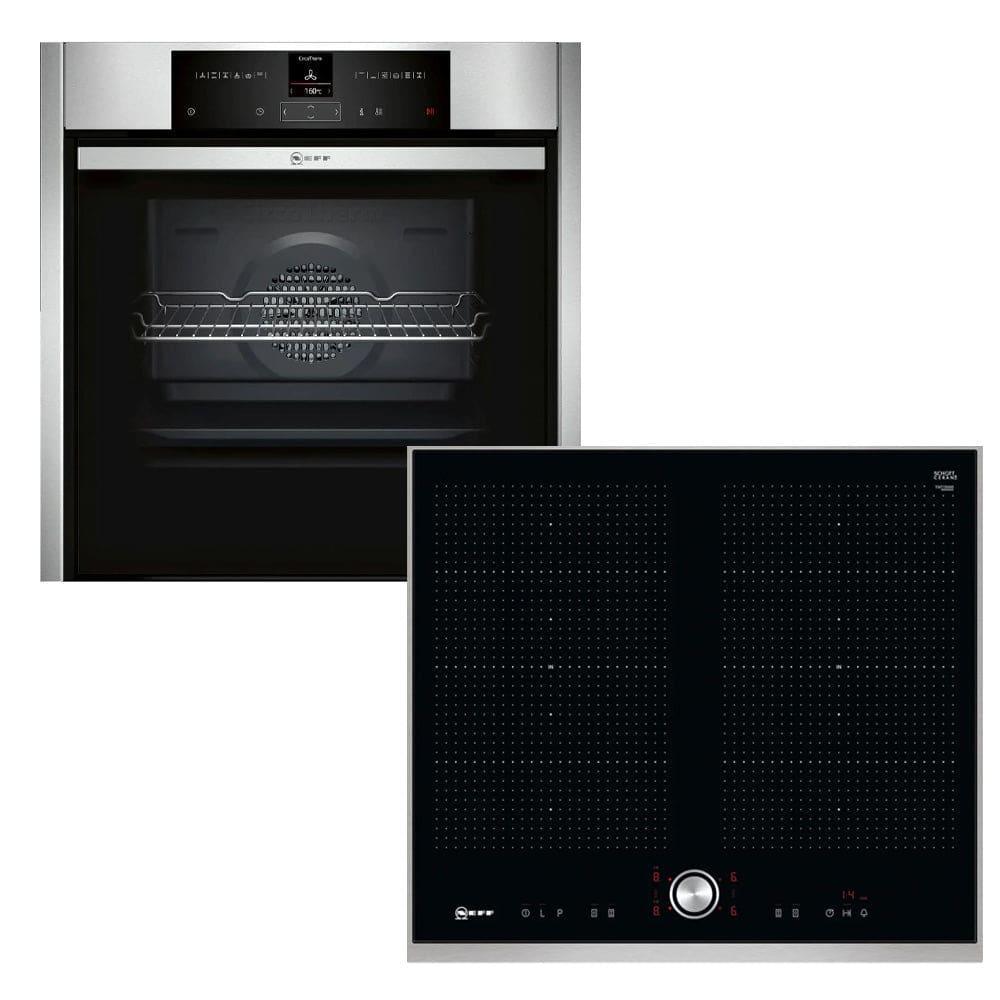 Set Cuptor electric NEFF N70 B55CR22N0 + Plita cu inductie NEFF N70 ...