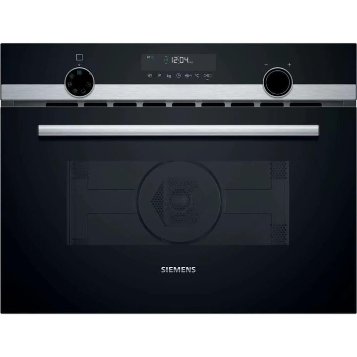 Set Cuptor electric SIEMENS iQ500 HE517ABS0 + Cuptor cu microunde SIEMENS iQ500 CM585AGS0 cu functii de cuptor - TECHNOMAX - SIEMENS -www.techmax.ro